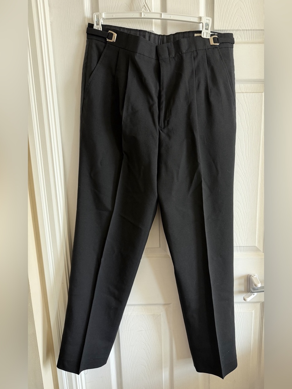 F.M.I. Black Trousers Size 34 Waist